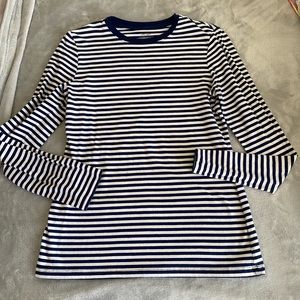 Women’s long sleeve strip tee